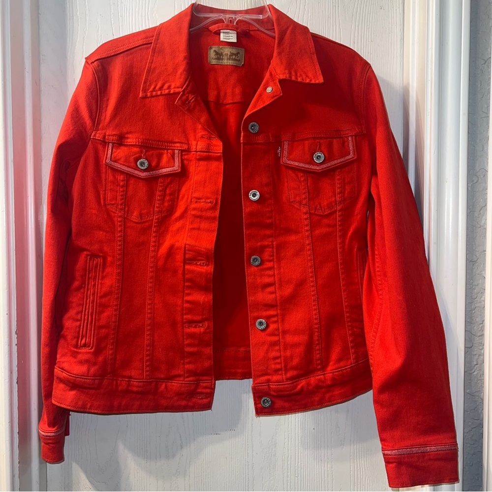 Levi's Red Jean Jacket